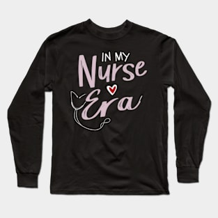 He In My Nurse Love Era Hand-Drawn Love In My Heful Long Sleeve T-Shirt